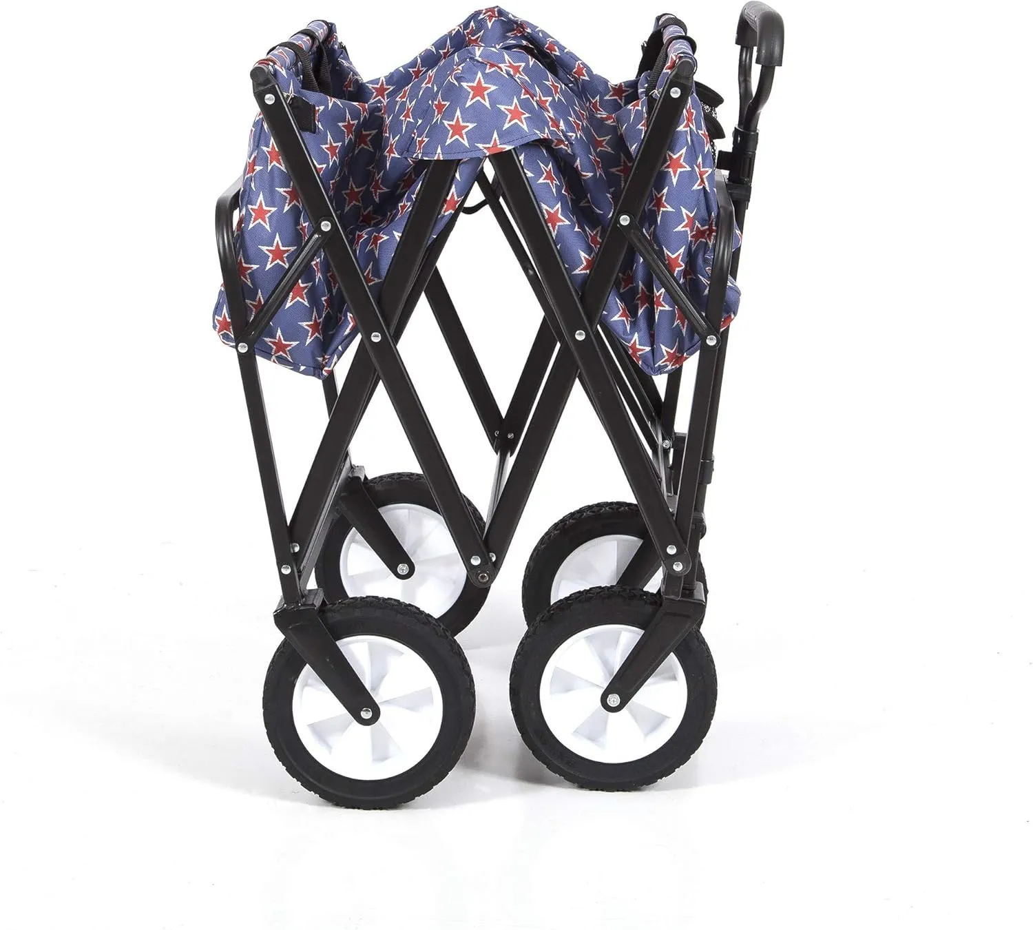 Mac Sports WTC-202 Collapsible Folding Outdoor Utility Wagon, Americana