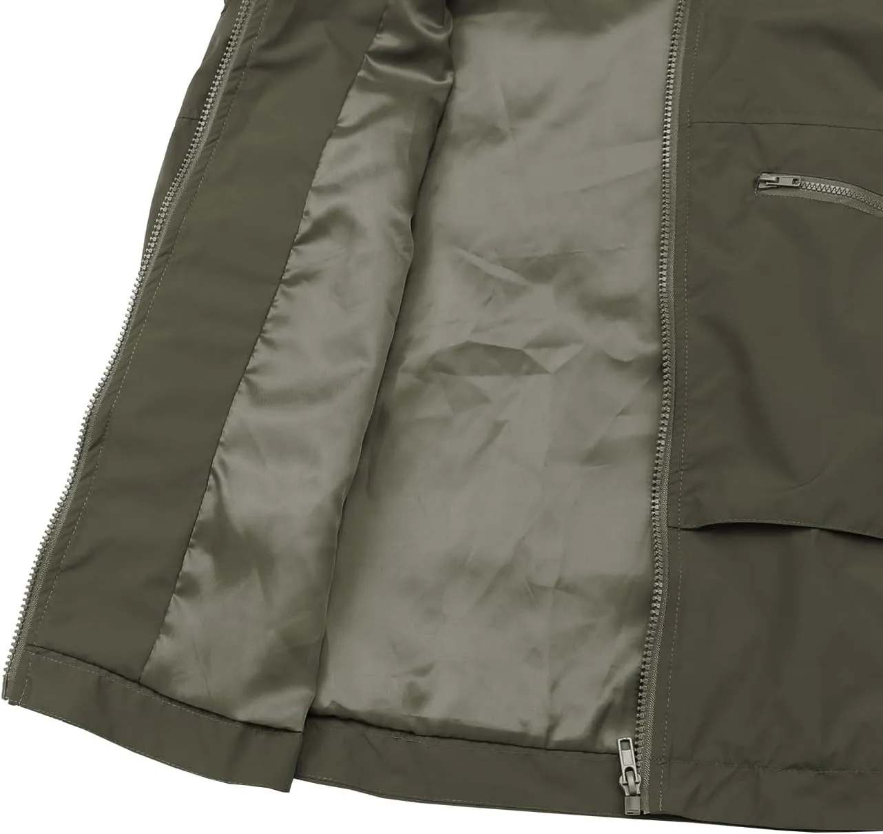 MAKARTHY Rain Jacket Women Waterproof Lightweight Jacket With Hood Packable Raincoat with Pockets S-XXXL