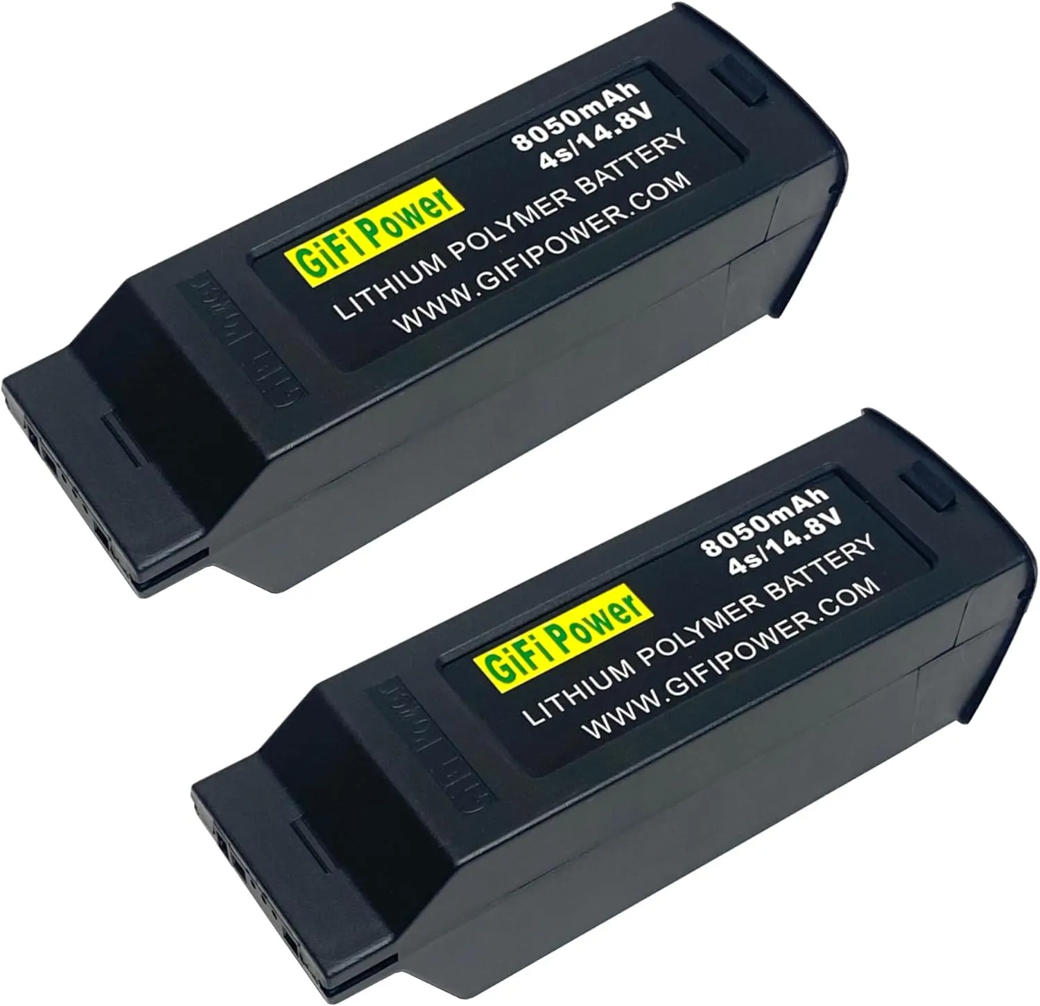 MaximalPower Gifi Power 8050mAh 14.8V 4S High Power LiPo Flight Battery for Yuneec Typhoon H Drone [NOT Compatible with YUNEEC Typhoon H Plus] (2X 8050mAh 4S LiPo Battery-H)