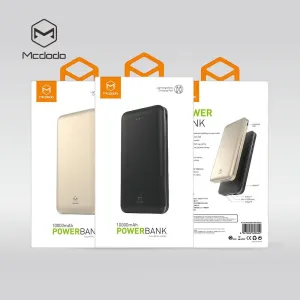 Mcdodo Aluminum Alloy Dual USB Ports 10000mAh Power Bank