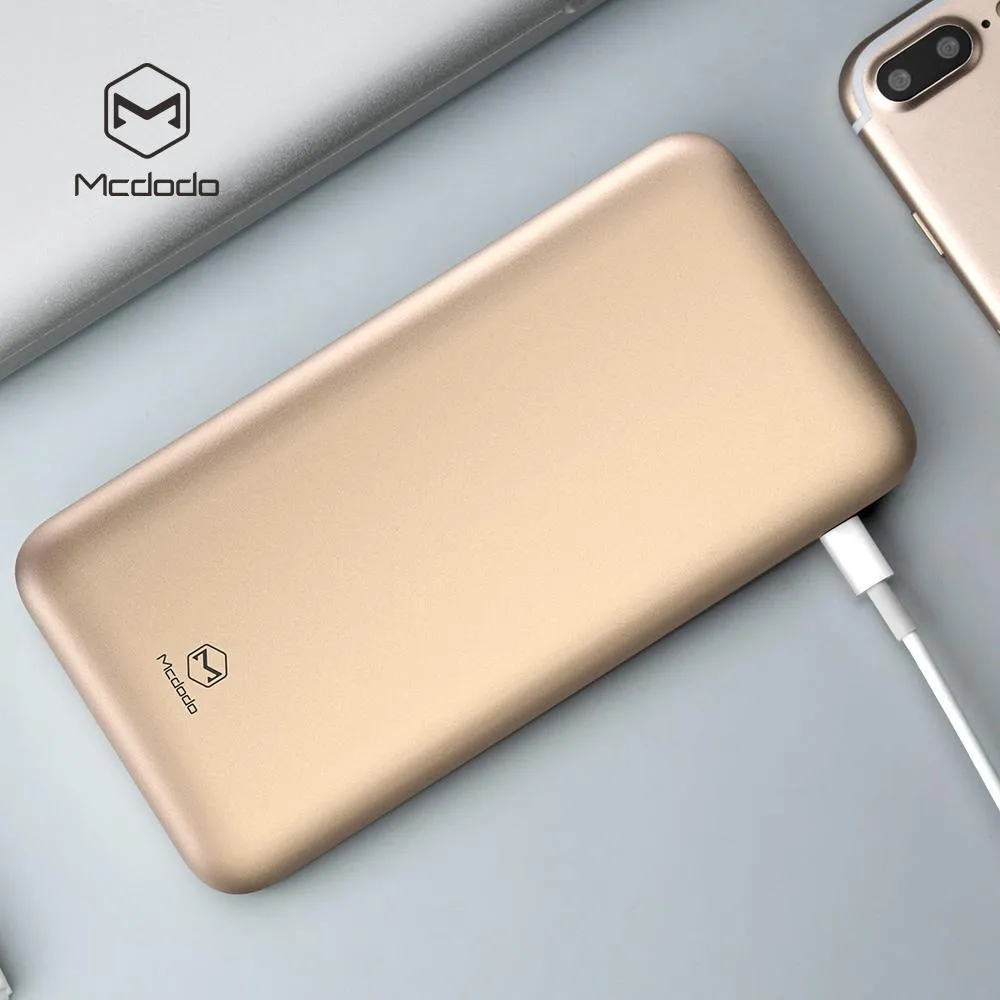 Mcdodo Aluminum Alloy Dual USB Ports 10000mAh Power Bank