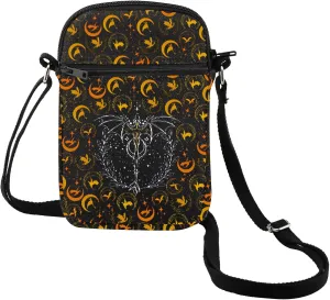 MEIKIUP Dragon Wing Crossbody Bag Dragon Rider Fans Gift Shoulder Bag Fantasy Reader Crossbody Bag Cell Phone Pouch
