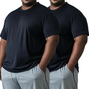 Men’s Big and Tall Dry Fit Shirts Cooling Quick Dry Lightweight Short Sleeve Moisture Wicking Workout Athletic T-Shirt
