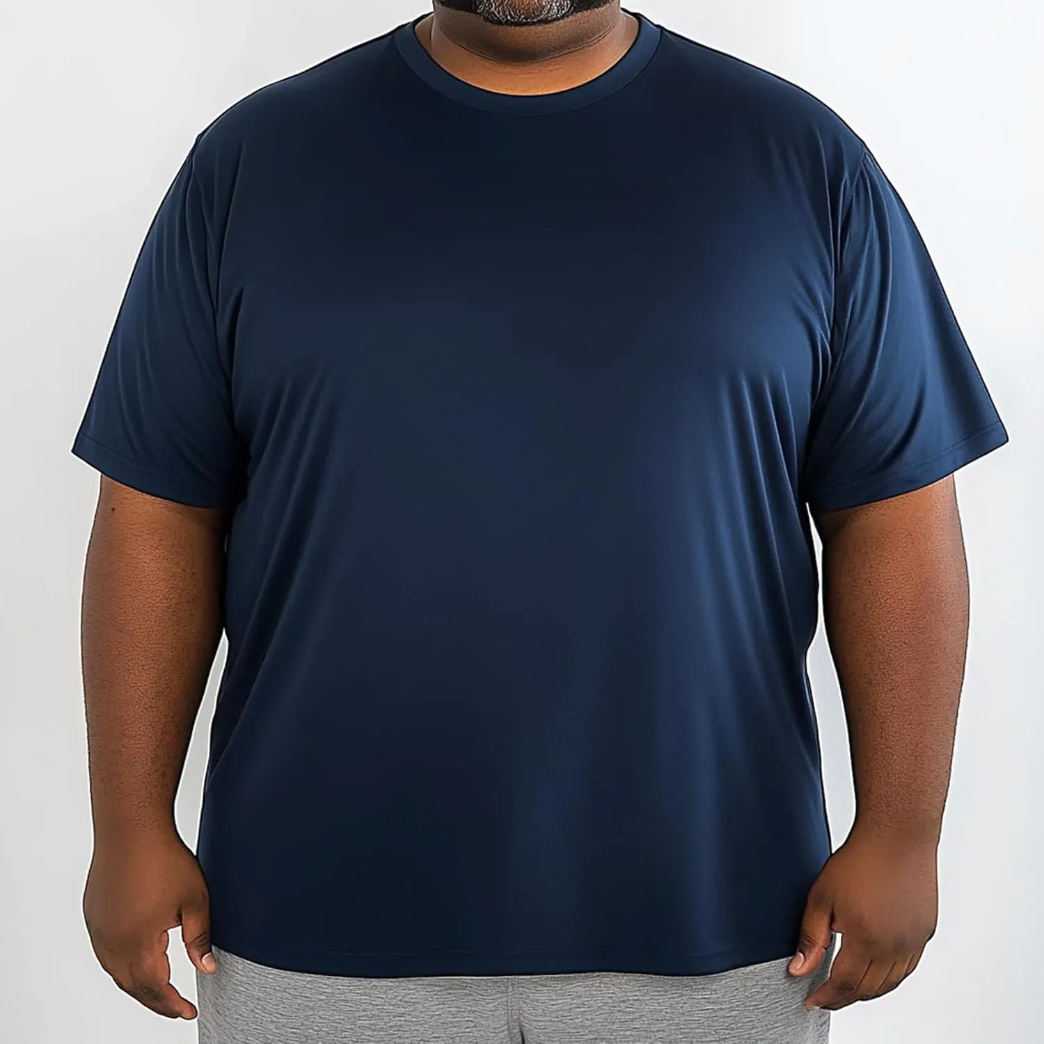 Men’s Big and Tall Dry Fit Shirts Cooling Quick Dry Lightweight Short Sleeve Moisture Wicking Workout Athletic T-Shirt