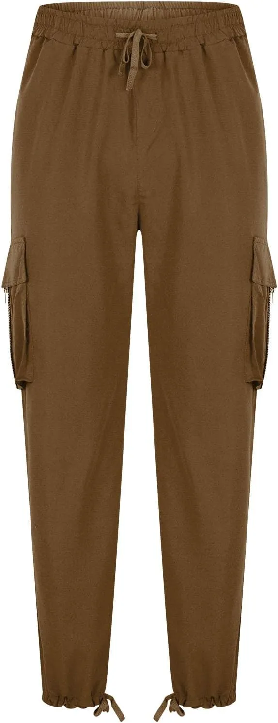 Men's Cargo Work Pants Quick Dry Waterproof Lightweight Tactical Pants Travel Fishing Camping Outdoor Pants