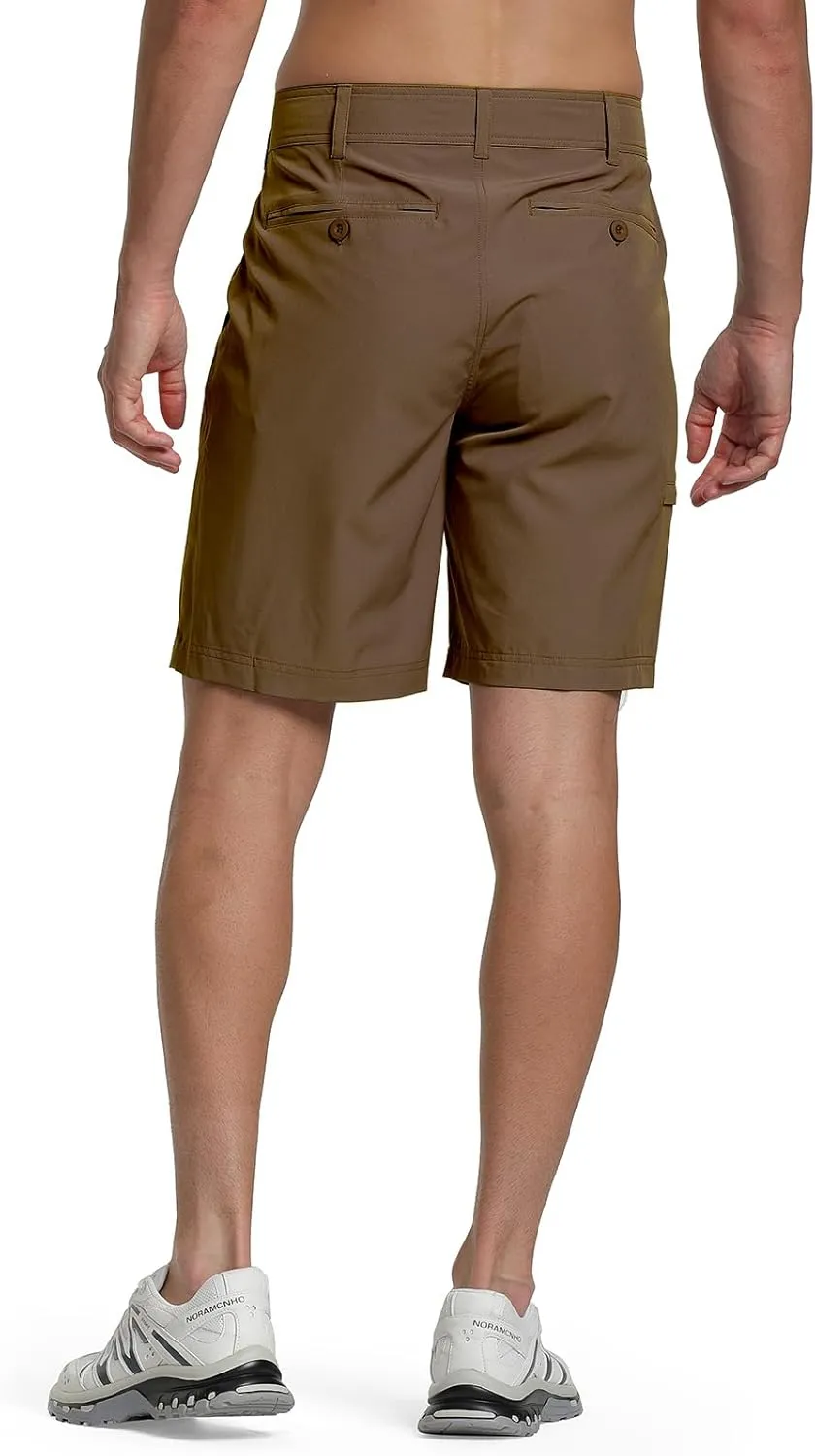 Men's Golf Shorts Quick Dry Lightweight Stretch Casual Shorts for Outdoor Hiking