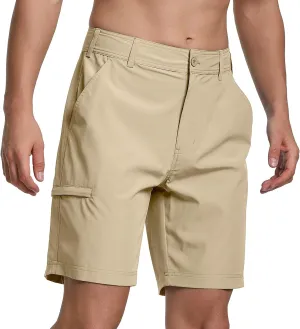 Men's Golf Shorts Quick Dry Lightweight Stretch Casual Shorts for Outdoor Hiking