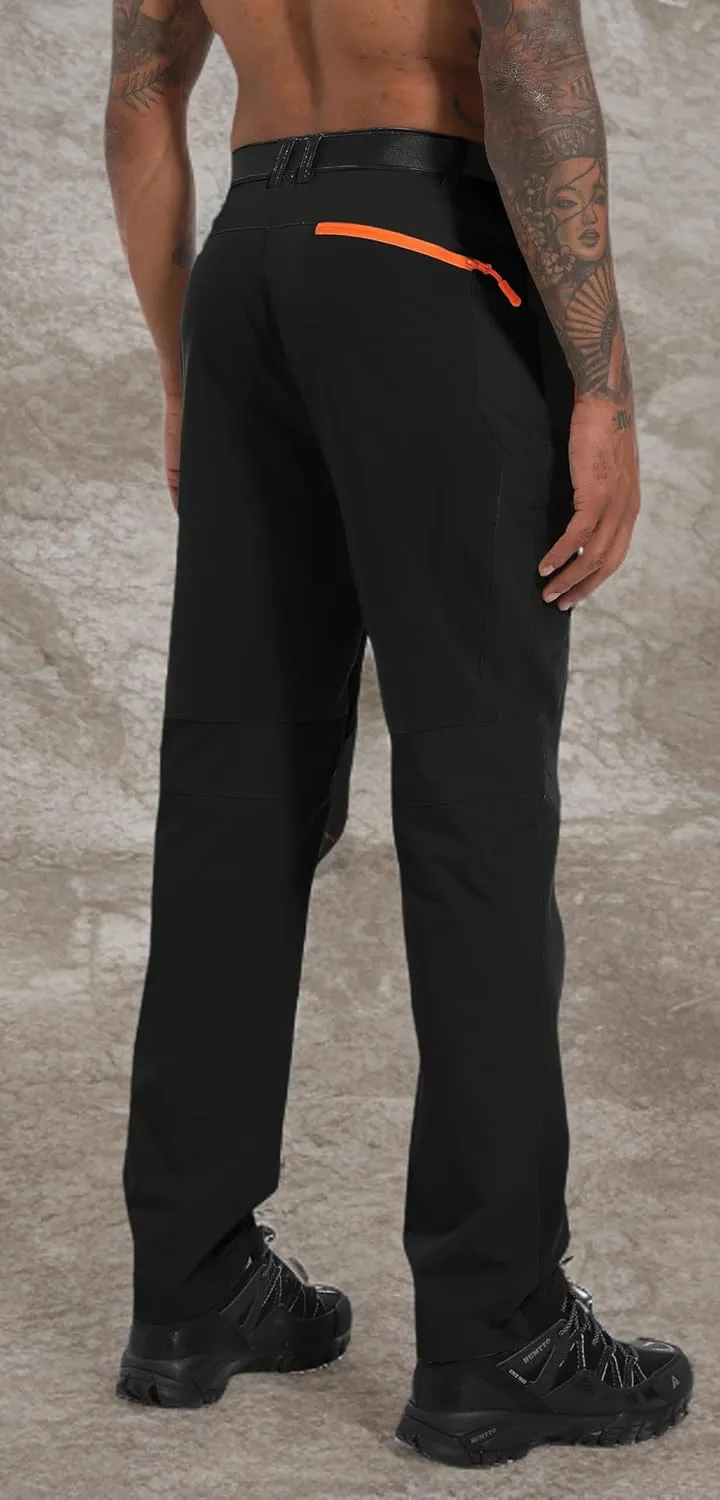 Men's Hiking Cargo Pants Outdoor Water Resistant Lightweight Quick-Dry Athletic Apparel, namely, Pants