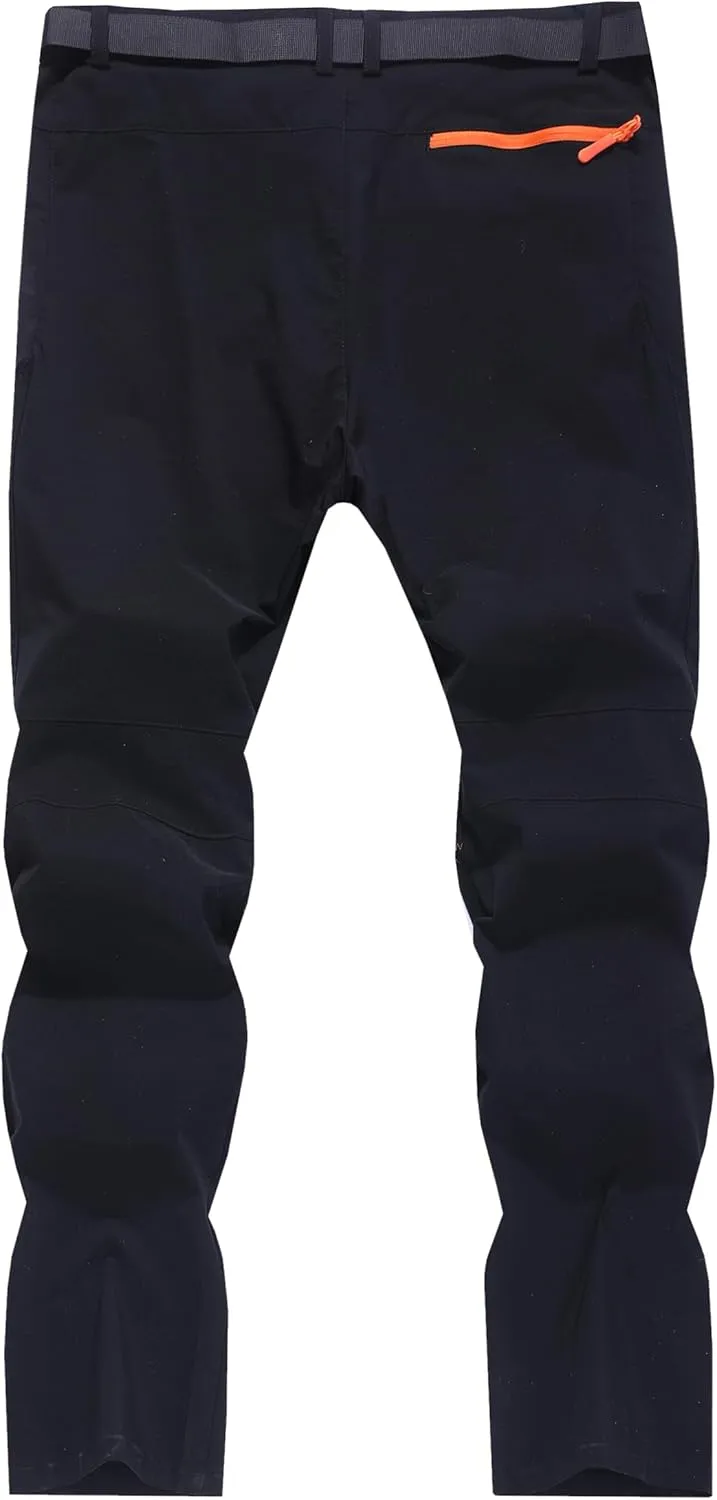 Men's Hiking Cargo Pants Outdoor Water Resistant Lightweight Quick-Dry Athletic Apparel, namely, Pants