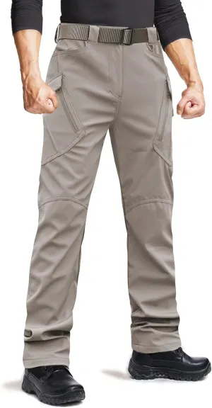 Men's Hiking Pants Lightweight Quick Dry Tactical Pants Fashion Outdoor Waterproof Stretch Waist Cargo Work Pant