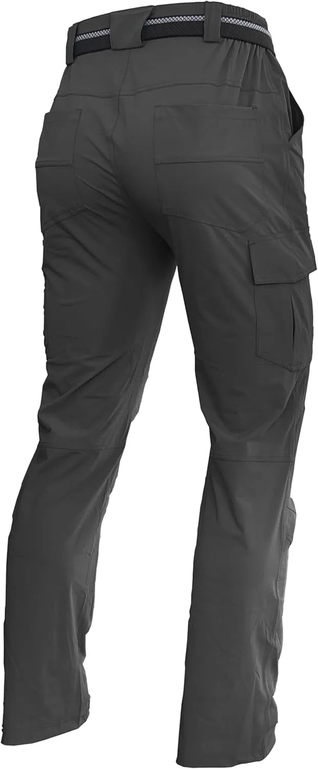 Men's Hiking Pants Quick-Dry Lightweight Waterproof Travel Outdoor Camping Hunting Fishing Work Cargo Pants
