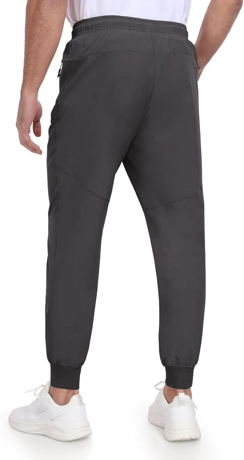 Mens Jogger Lightweight Athletic Workout Pants Quick Dry Breathable Track Jogging Sweat Pants for Exercise Gym
