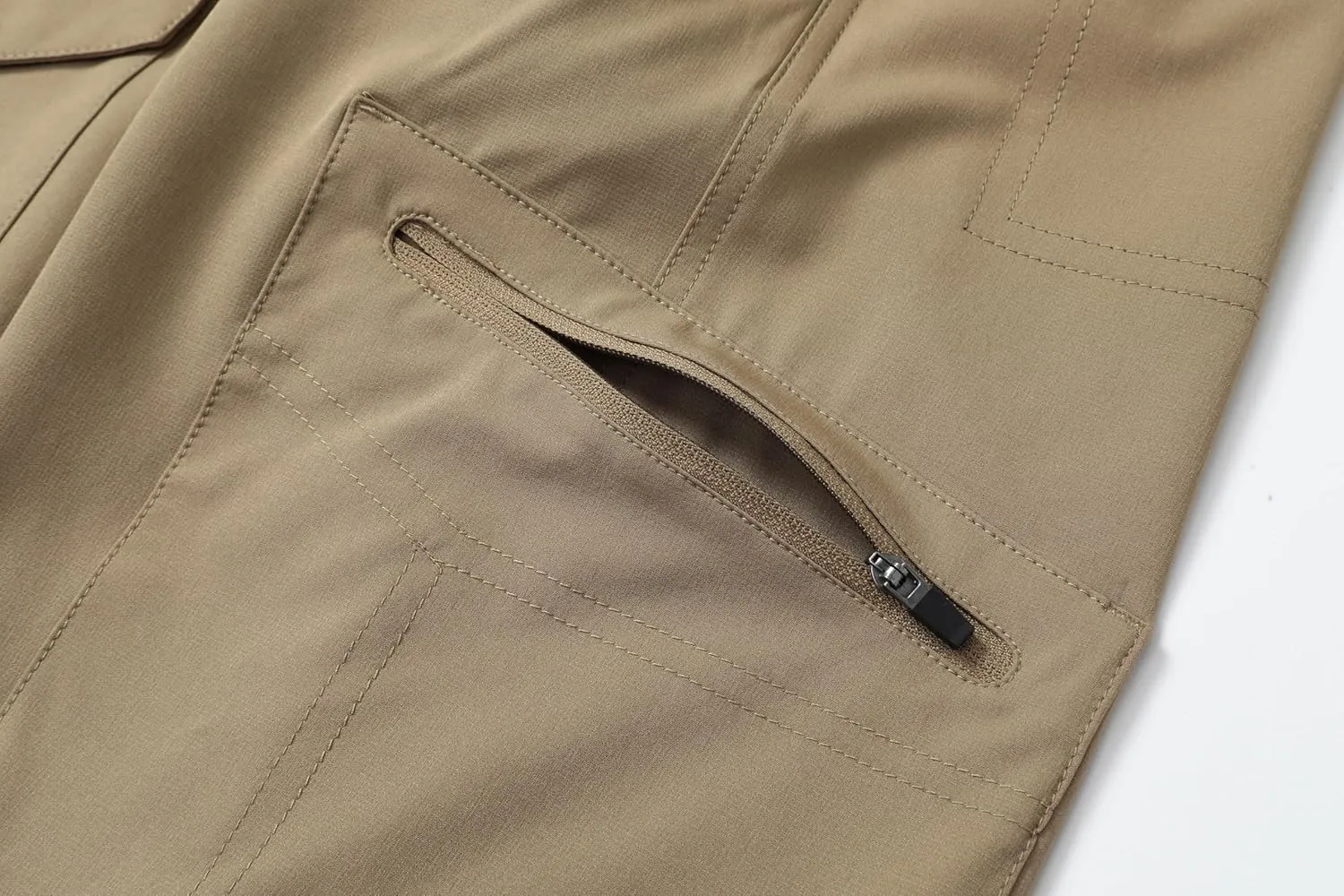 Men's Lightweight Cargo Pants Waterproof Quick Dry Tactical Pants Outdoor Hiking Pants with Belt