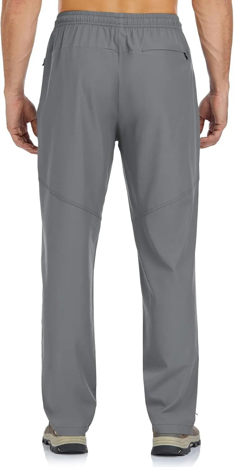 Men's Lightweight Hiking Pants Quick Dry Athletic Jogger Sweatpants