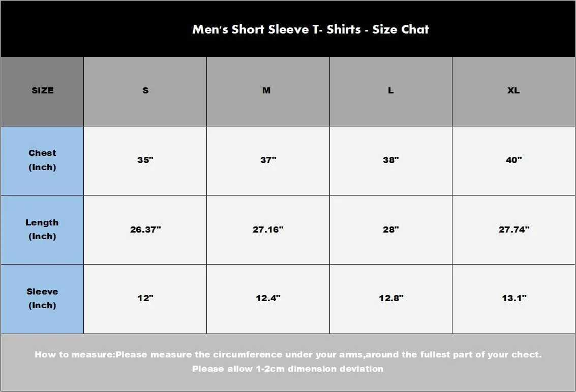 Men's Lightweight Short Sleeve Cool Dry Rashguards Compression Sports Workout T-Shirt