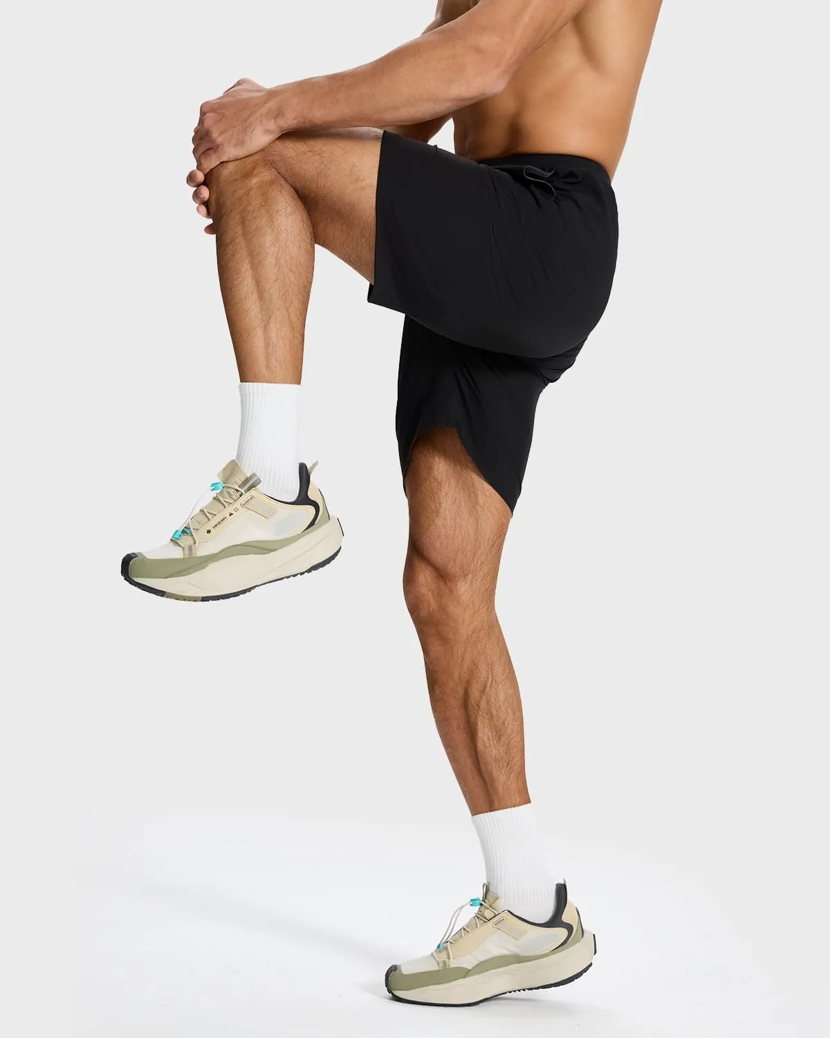 Men's Running Athletic Workout Gym Shorts Lightweight Quick Dry for Men Active with Hidden Zip Pocket