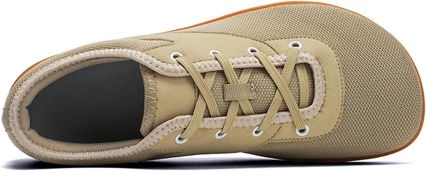 Minimalist Barefoot Shoes Womens Mens | Zero Drop Sole | Wide Toe Box | Fashion Canvas Sneakers Casual Walking Shoes Cross Trainer City Road Running Shoes