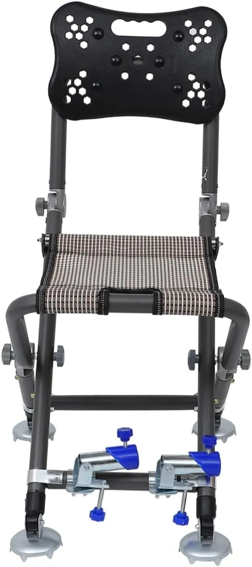 Mipcase Portable Folding Beach Chair Outdoor Fishing Lounge Lightweight Aluminum Stool