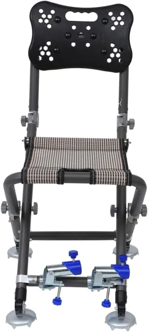 Mipcase Portable Folding Beach Chair Outdoor Fishing Lounge Lightweight Aluminum Stool