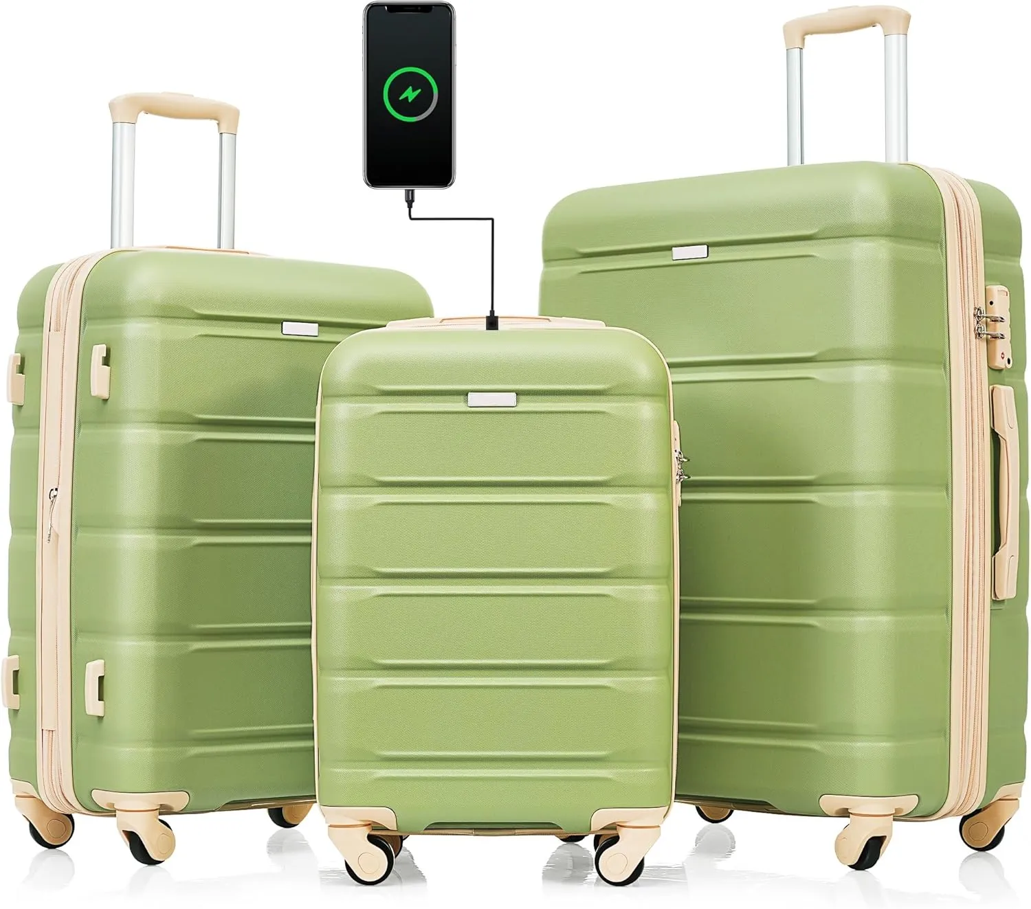 Modern, Light Green, One Size