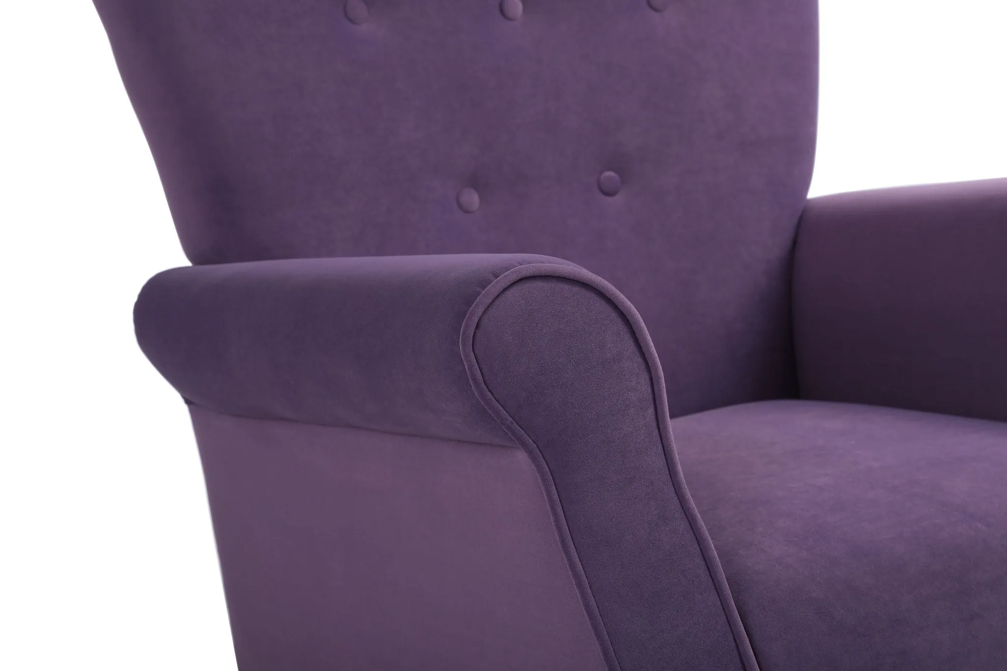 Modern Rocking Chair, Upholstered Accent Chair For Nursery, Small Contemporary Rocke