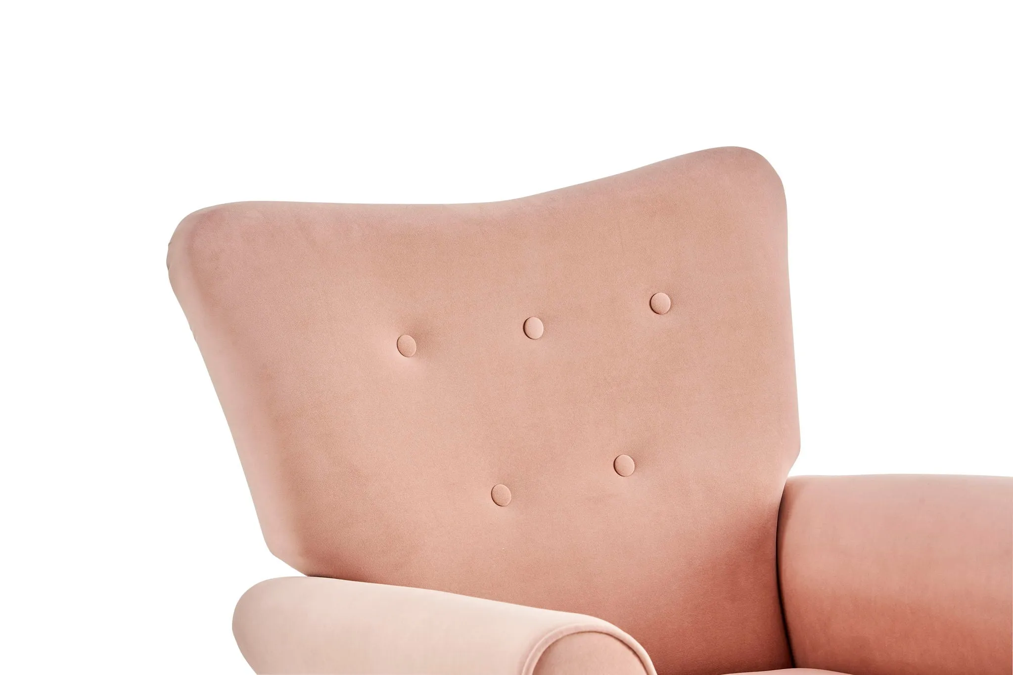 Modern Rocking Chair, Upholstered Accent Chair For Nursery, Small Contemporary Rocke