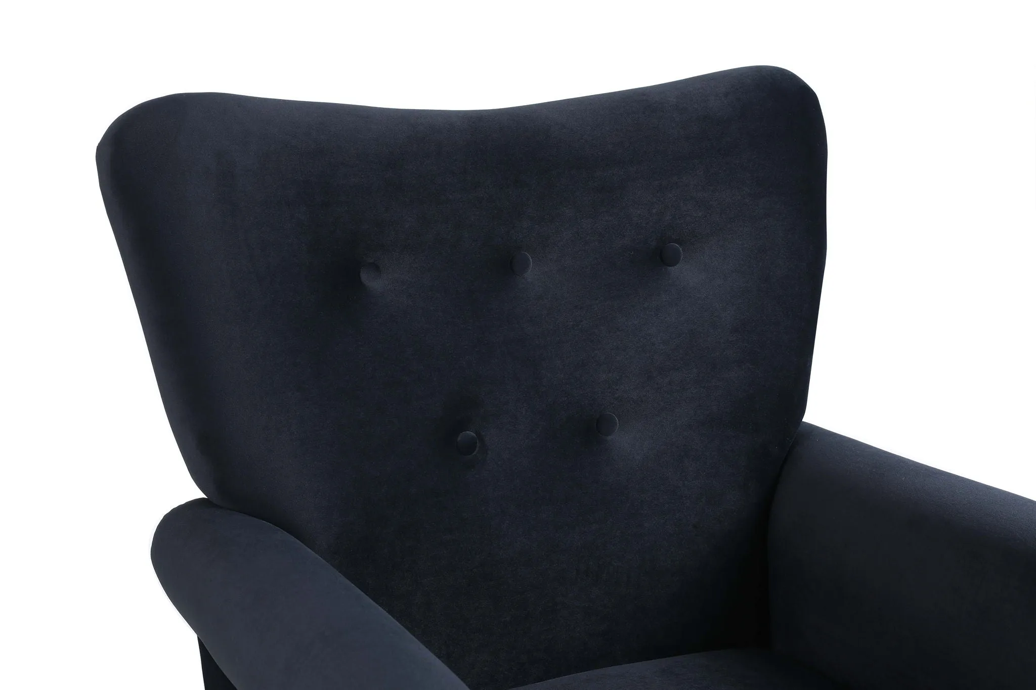 Modern Rocking Chair, Upholstered Accent Chair For Nursery, Small Contemporary Rocke