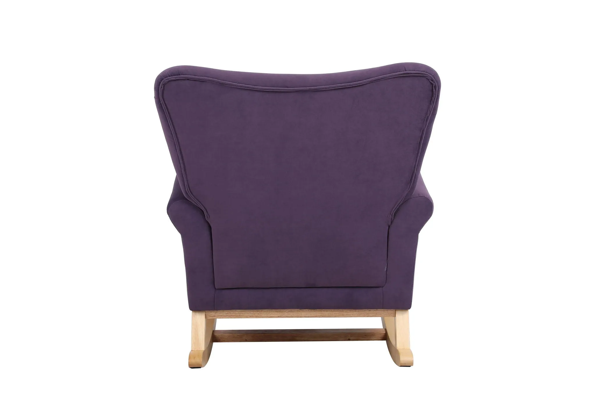 Modern Rocking Chair, Upholstered Accent Chair For Nursery, Small Contemporary Rocke