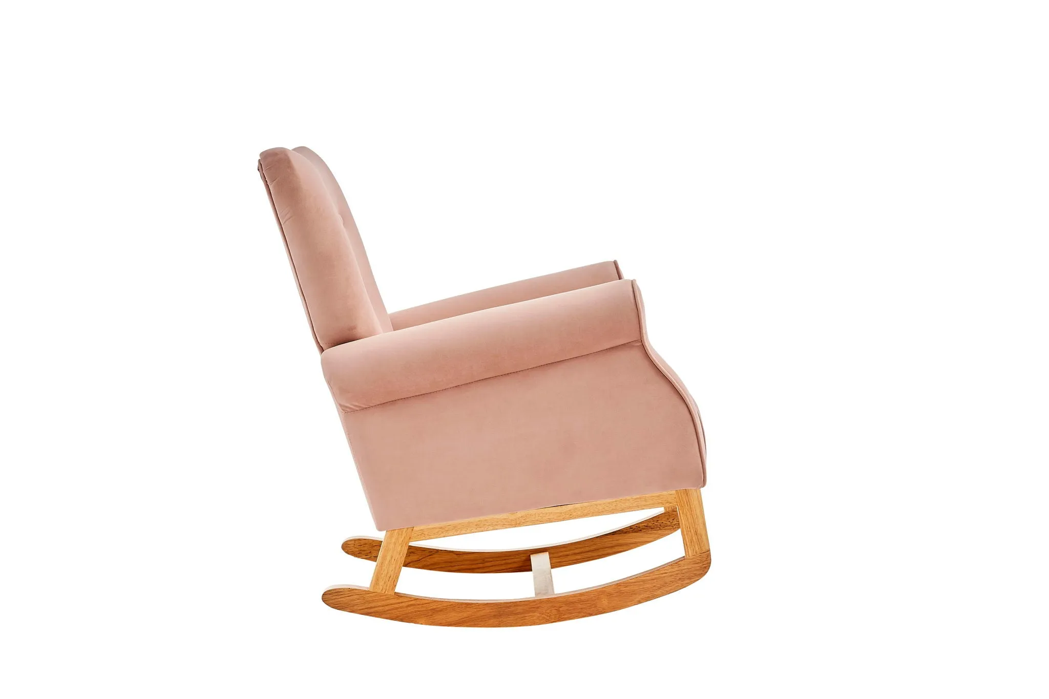 Modern Rocking Chair, Upholstered Accent Chair For Nursery, Small Contemporary Rocke