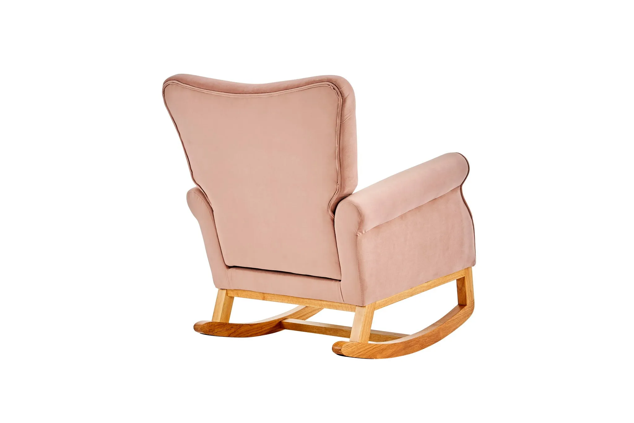 Modern Rocking Chair, Upholstered Accent Chair For Nursery, Small Contemporary Rocke