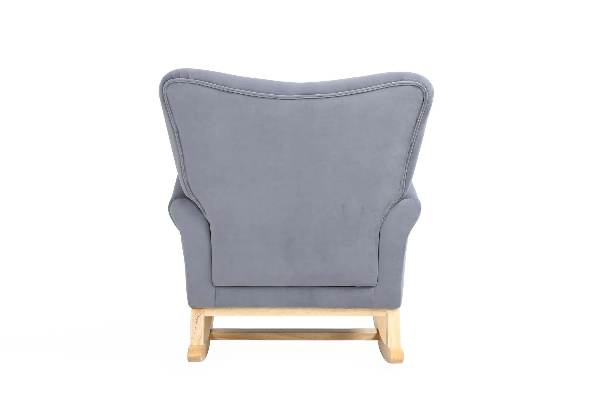 Modern Rocking Chair, Upholstered Accent Chair For Nursery, Small Contemporary Rocke