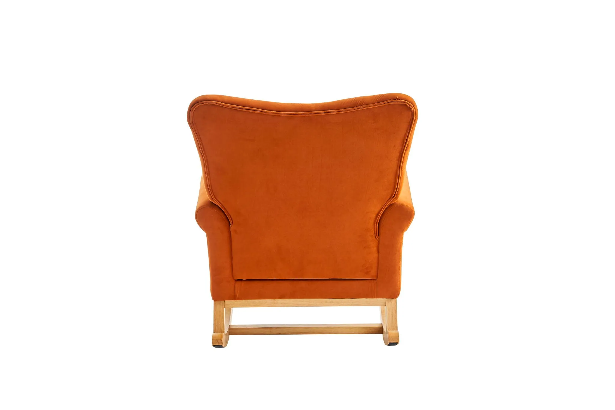 Modern Rocking Chair, Upholstered Accent Chair For Nursery, Small Contemporary Rocke