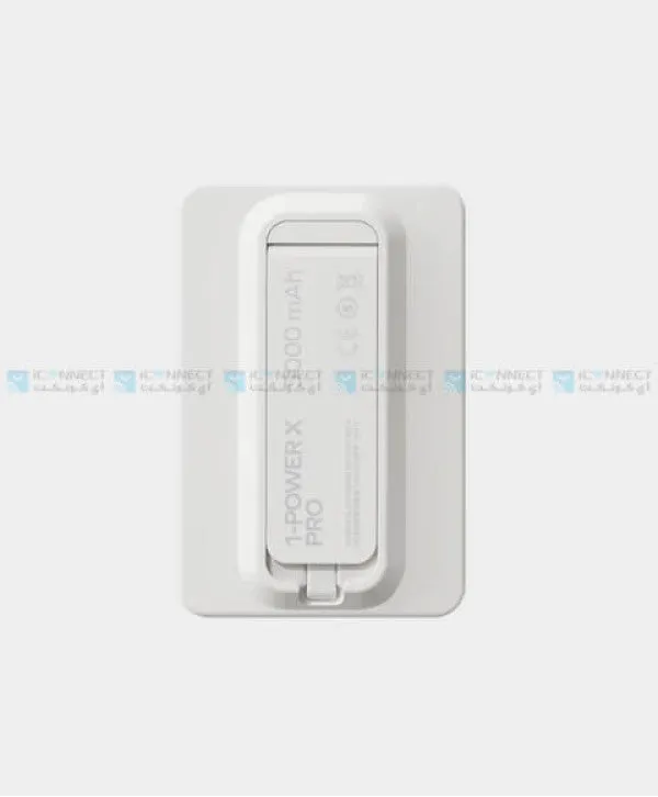 Momax 1-Power X Pro Magnetic Wireless Power Bank 5000mAh with Built-In Usb-C Cable - White