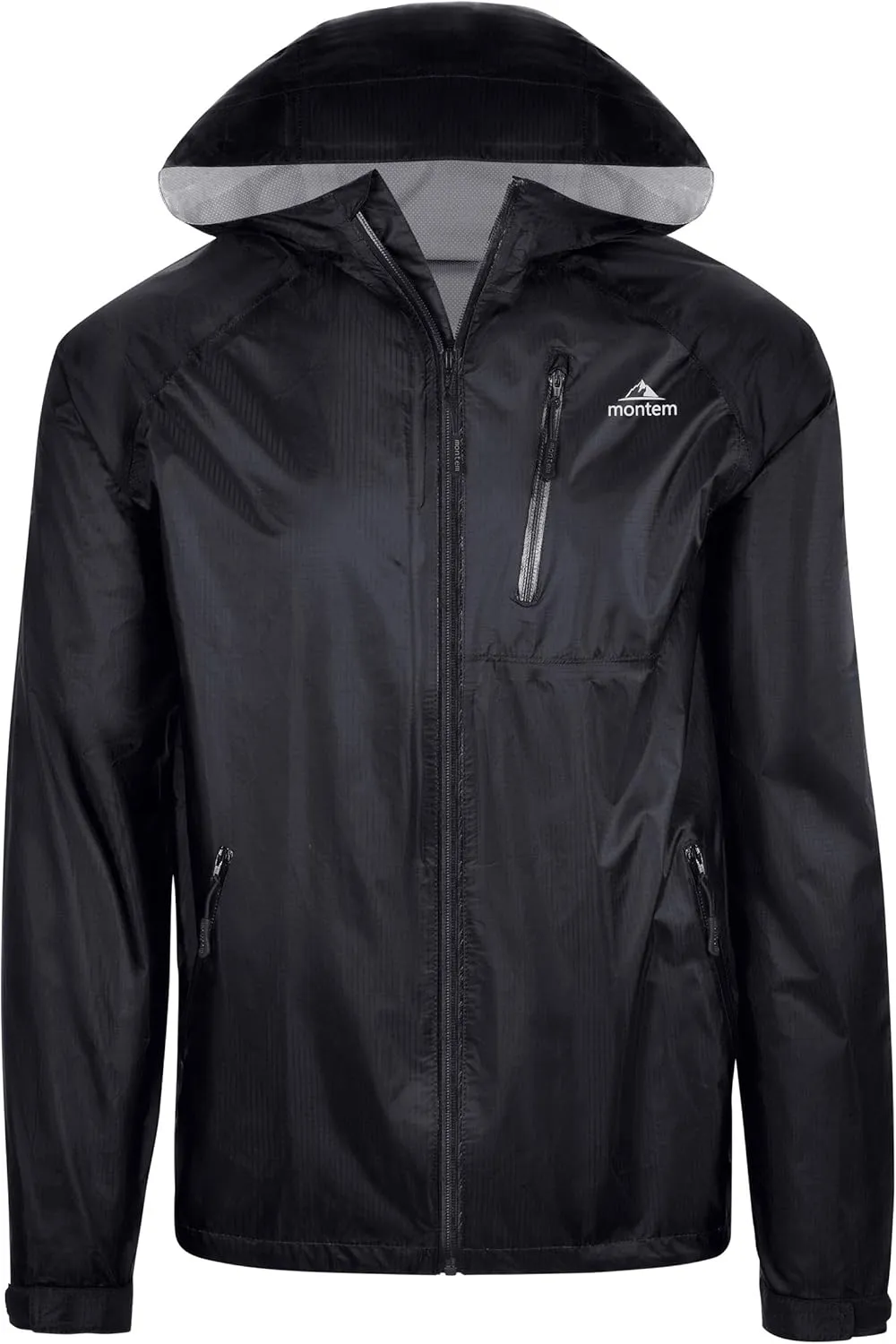 Montem Hydro Packable Rain Jacket 2.0 – Lightweight Waterproof Jacket with Hood for Men & Women – Hiking & Travel Raincoat