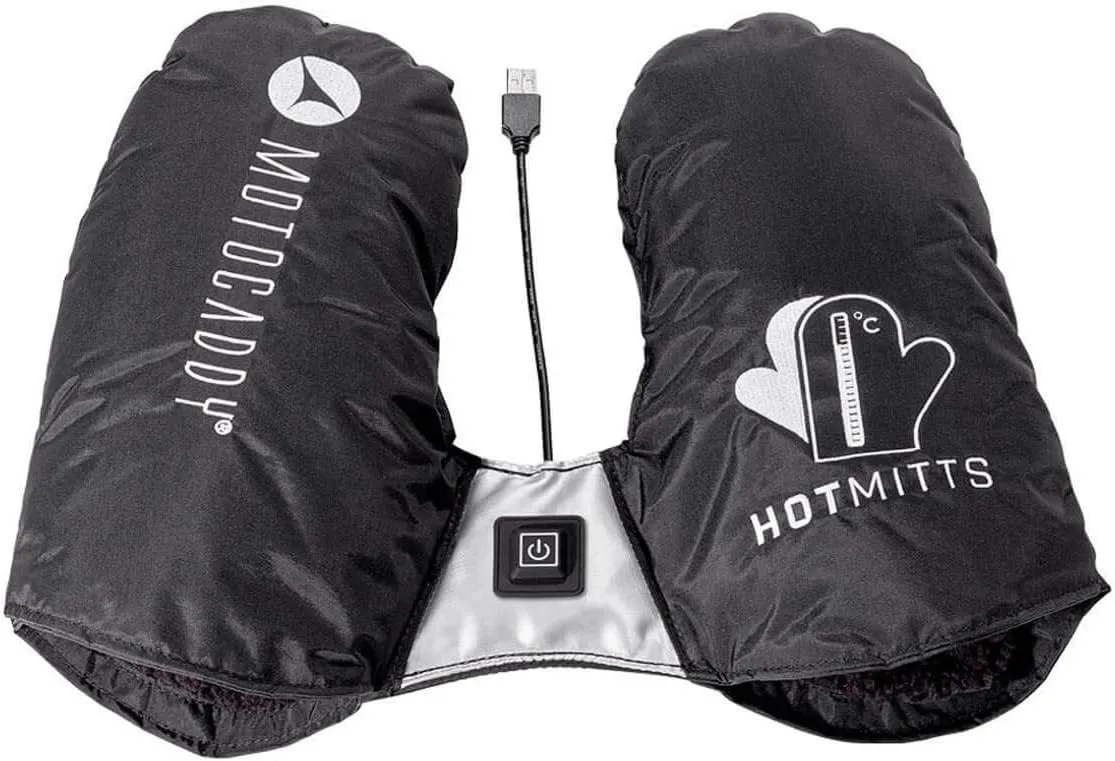 Motocaddy Hot Mitts - Electric Heated Golf Mitts with 3 Heat Setting - Fits with Any M-Series Motocaddy Electric Caddy - Highly Insulated, Durable, Easy to Use (Black)
