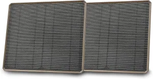 Moultrie Universal Solar Panel Power Pack - 2 Pack - for Edge Series Cellular Trail Cameras - Uninterrupted Power, 10W, 3X Power, Easy Mounting