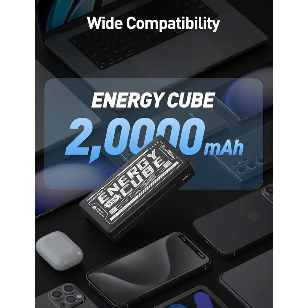 Movespeed Energy Cube SE Portable Laptop Power Bank 20000mAh 65W - Starry Night Black