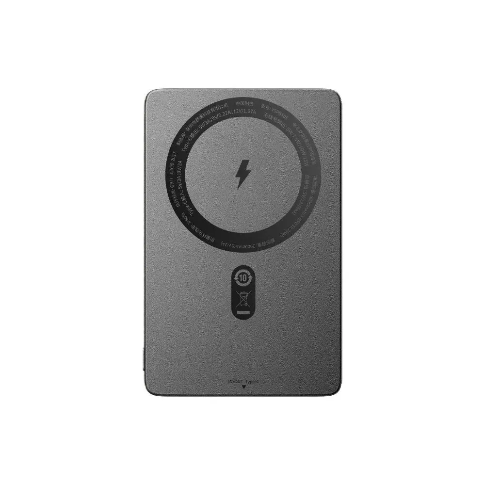 Movespeed S05 Ultra-Thin Magnetic Power Bank 5000mAh PD20W - Deep Space Gray