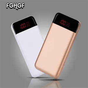 Ms Pistil Store 20000mah Power Bank 2USB External Mobile Quick Charger 2018 Power Bank Battery Portable Power Bank
