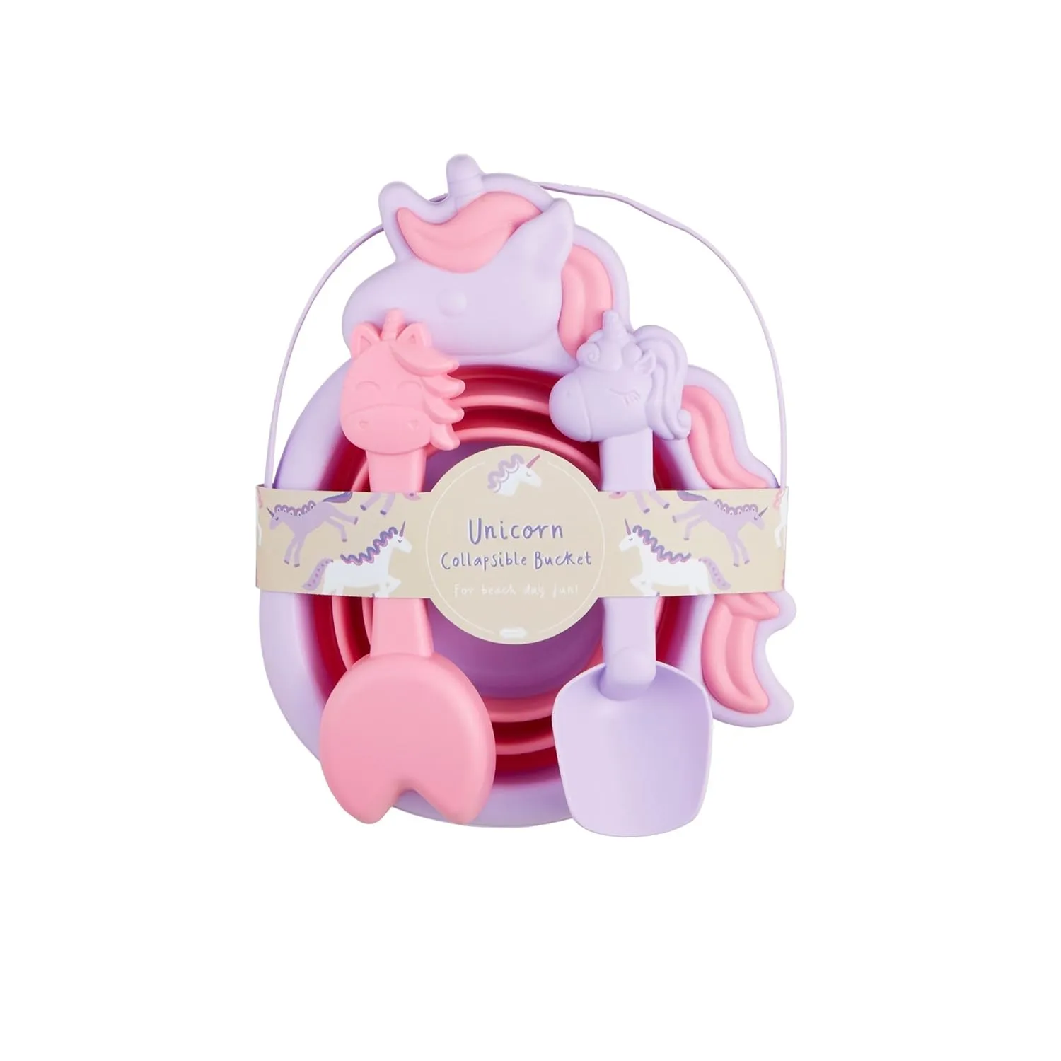 Mud Pie Unicorn Collapsible Bucket