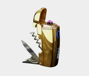 Multifunction Electric Lighter USB Rechargeable with Dual Arc, Flameless and Windproof