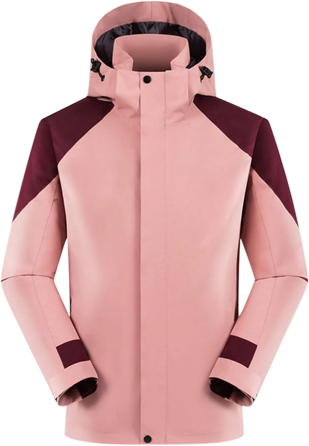 Muscularfit Men's Rain Jacket Waterproof Lightweight Rain Shell Jacket Raincoat Outdoor Sport Windbreaker Jacket Outwear Coat
