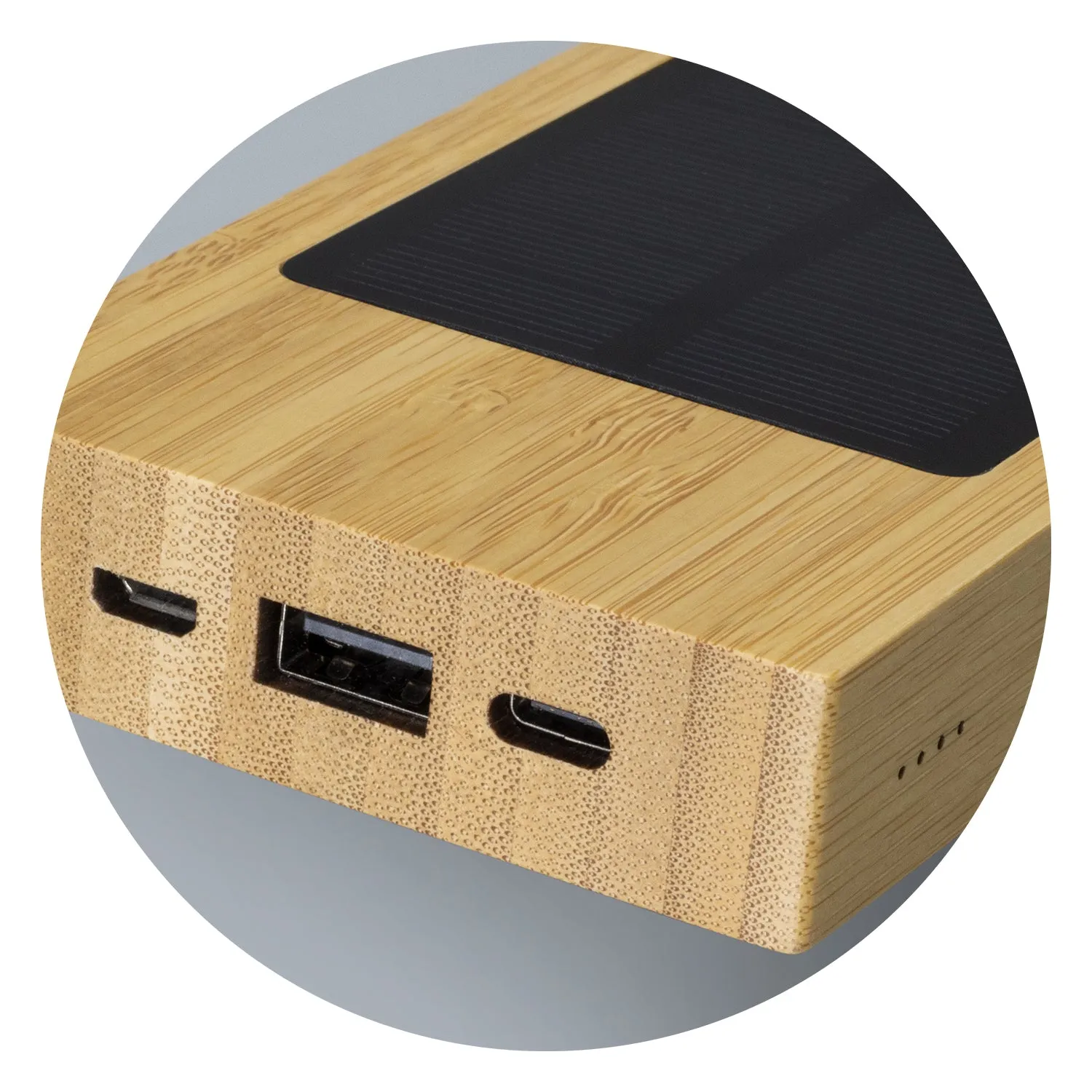 NATURA Bamboo Solar Power Bank AUS