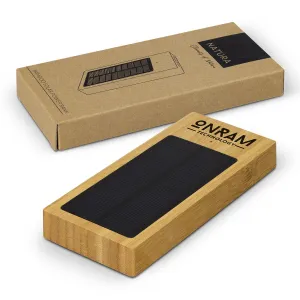 NATURA Bamboo Solar Power Bank AUS