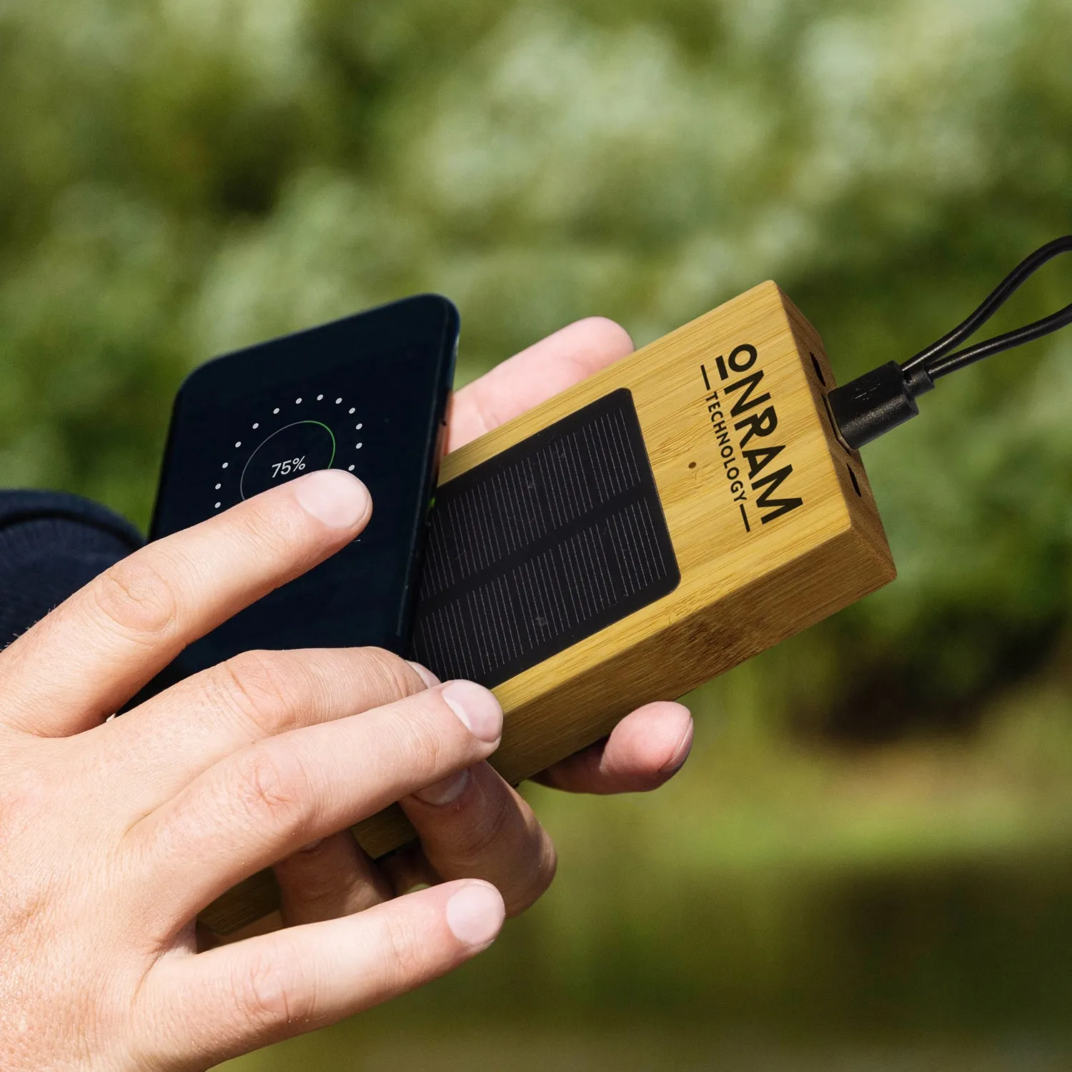 NATURA Bamboo Solar Power Bank AUS