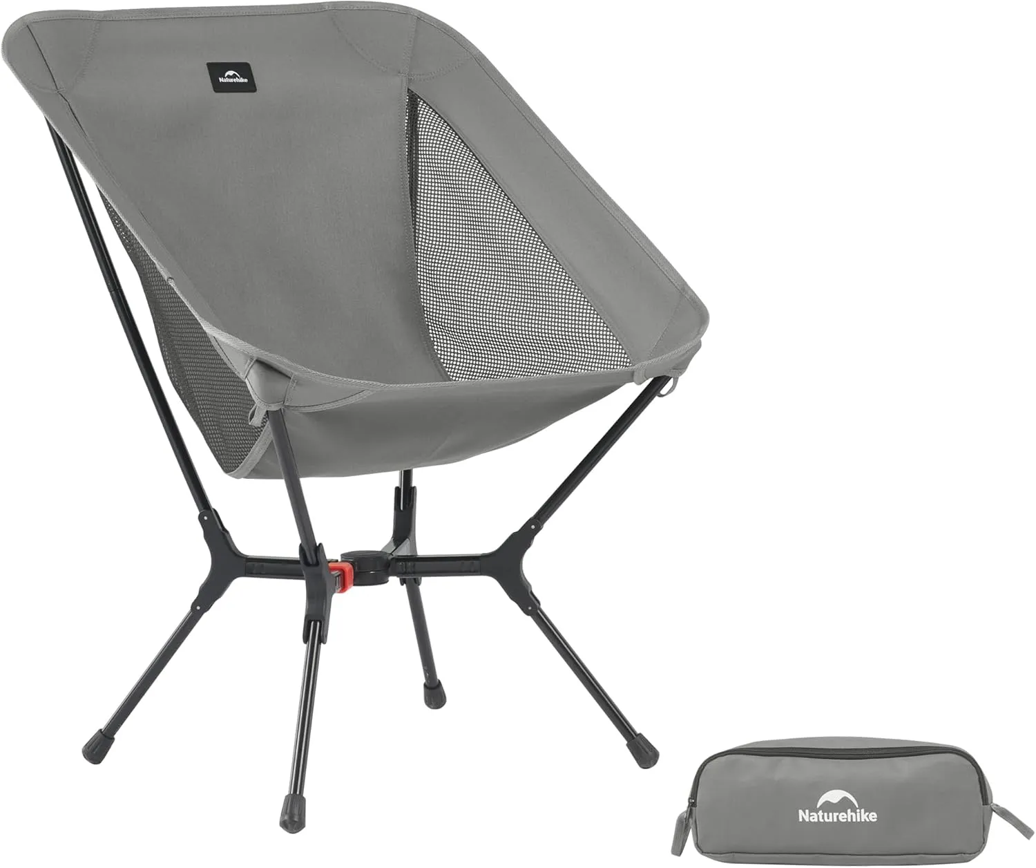 Naturehike YL01 Snap Camping Chair, Portable Backpacking Chair with Storage Bag, Lightweight & Compact Folding Camp Chair