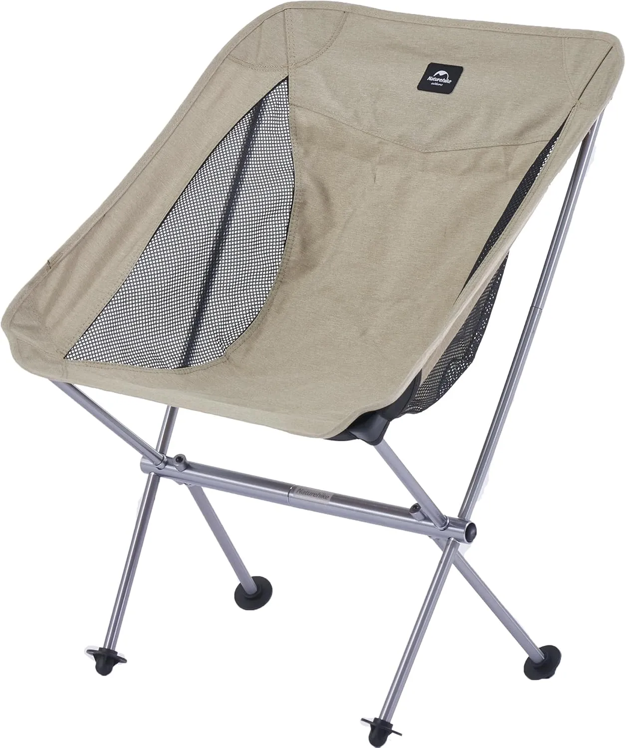 Naturehike YL05 Camping Chair, Ultralight Portable Camp Chair with Storage Bag, Compact Folding Beach Chair for Backpacking Hiking Fishing Picnic