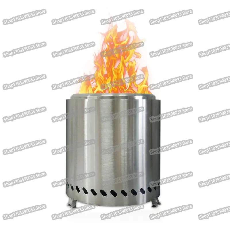 New portable and detachable mini smokeless courtyard outdoor camping barbecue stove and brazier equipment