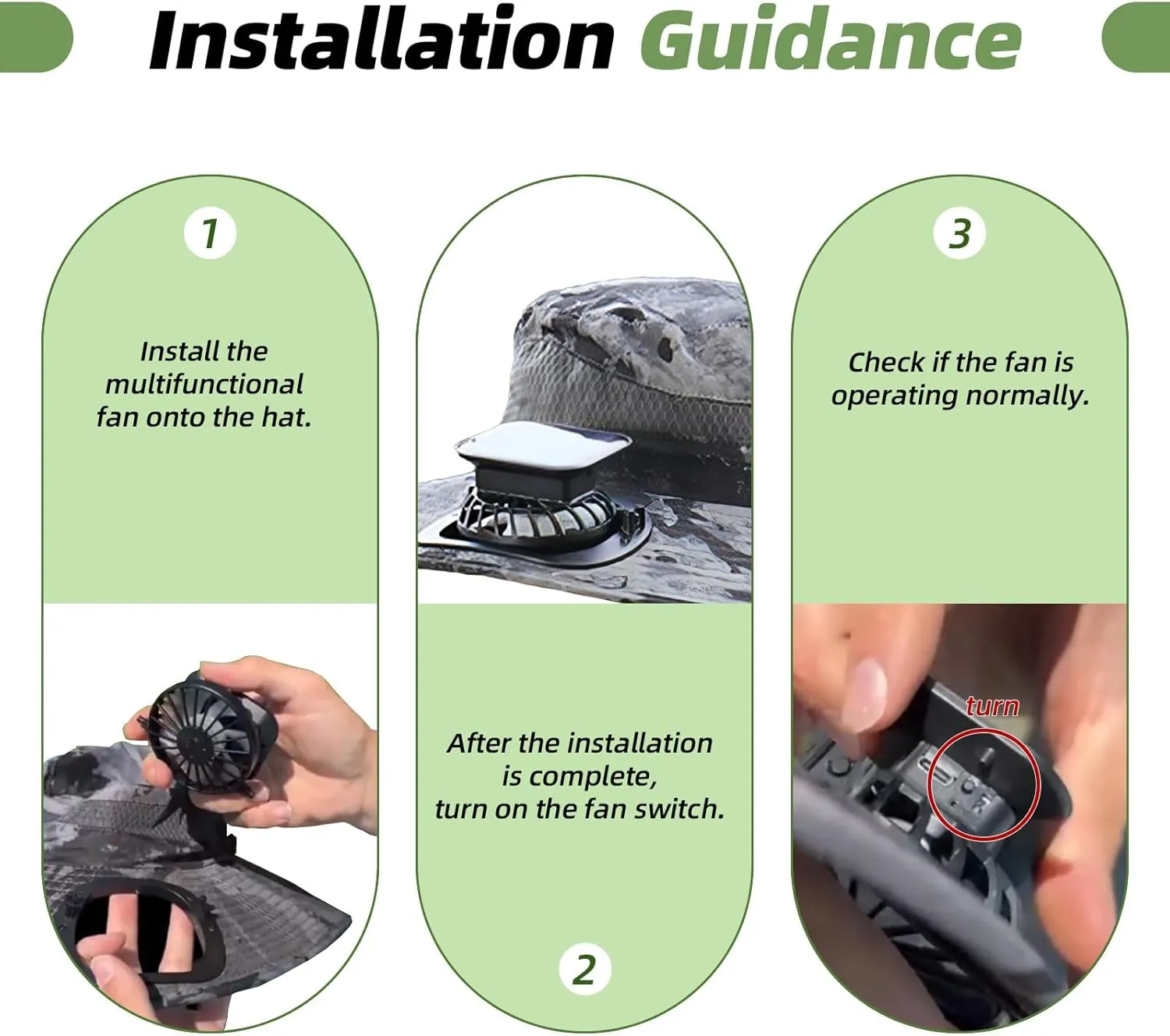 New Solar Fan Hat Sun Fishing Hat for Men Women with Solar Powered Panel Fans Built in Hiking Hats