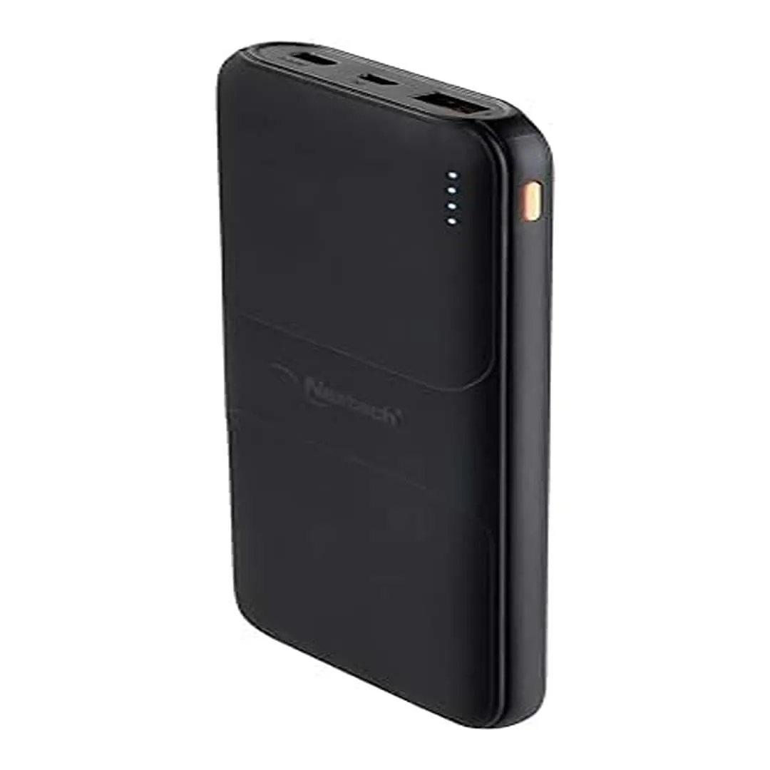 Nextech Slender PDQC 22.5W | 10000mAh | Made in India | Fast Charging Powerbank - Charcoal Black